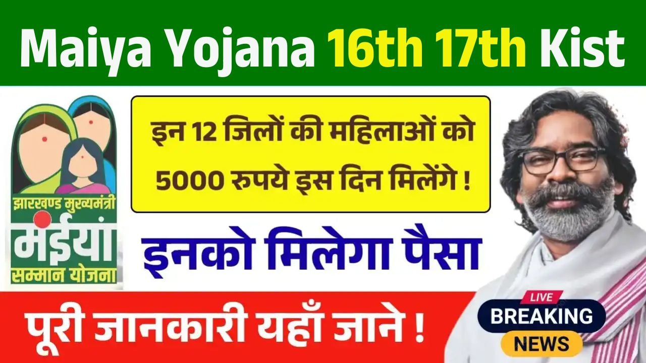 Maiya Samman Yojana 16th 17th Kist Update