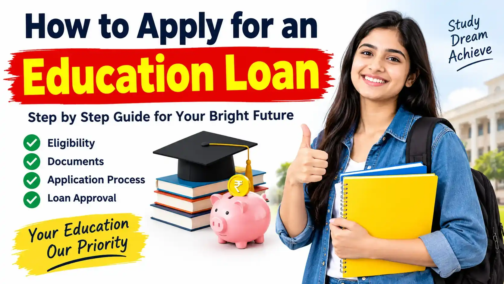 How to Apply for an Education Loan Easily